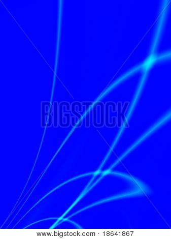 Imagen fractal de luz dispersada en un show de luces láser abstracta.