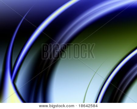 Imagem fractal de uma forma abstrata futurista para um plano de fundo.