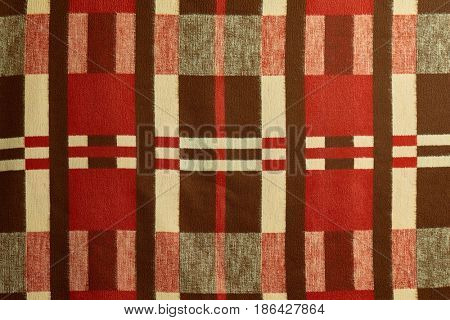 Stiped texture of a blanket