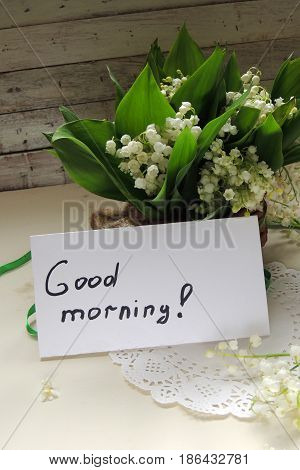 The Inscription Good Morning