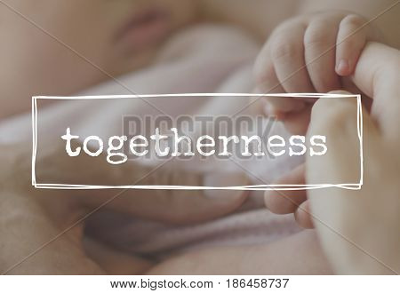 Family parentage home love together word
