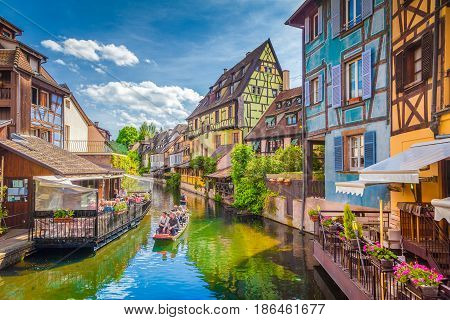 Historic Town Of Colmar, Alsace, France