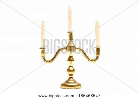 Golden Candlestick Or Candelabrum
