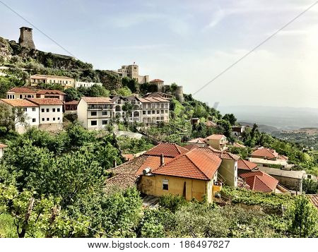 Historical Kastle of Kruje in Albania
