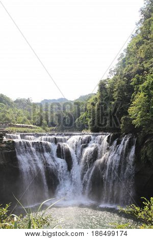 Shifen Waterfall In Shifen, Taipei, Taiwan