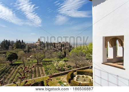Alhambra Of Granada, Andalusia, Spain