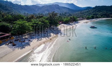 Aerial view of a beautiful sea landscape