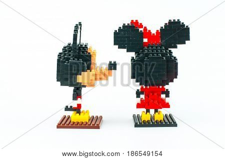 Mickey And Minnie Mouse Micro Blocks