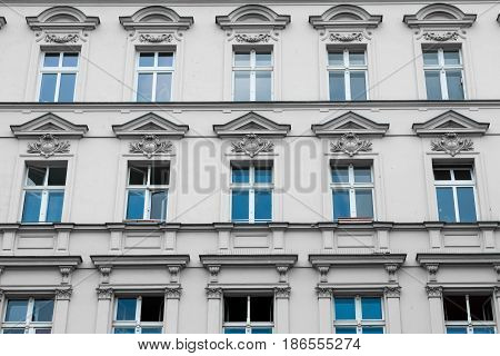 Old Residential Building Facade - Restored Facade
