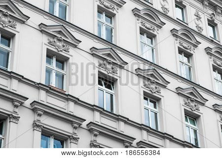 Old Residential Building Facade - Restored Facade