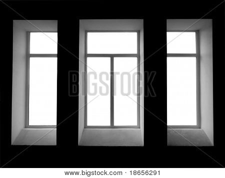 Puste okno. Element konstrukcyjny.