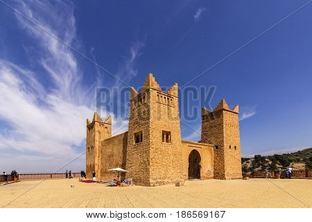 Ancient fortress named Kasbah Ras el-Ain in Asserdoun province of Beni Mellal Morocco.
