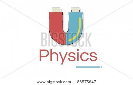 Illustration of science physics magnetic