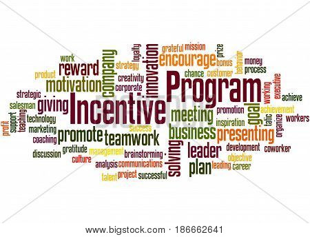 Incentive Program, Word Cloud Concept 4
