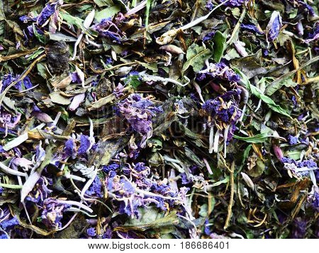 Traditional russian herbal tea from Fireweed leaves: Koporye Tea, Russian Tea or Ivan Chai.