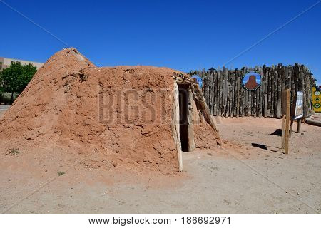Arizona USA - july 8 2016 : the village of Kayenta near Monument Valley
