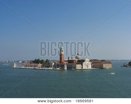 Eine der Inseln von Venedig