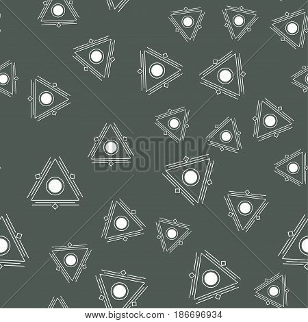 rectangle circle seamless pattern background. hipster concept