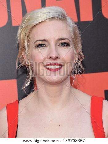 LOS ANGELES - MAY 10:  Katie Dippold arrives for the 'Snatched' World Premiere on May 10, 2017 in Westwood, CA
