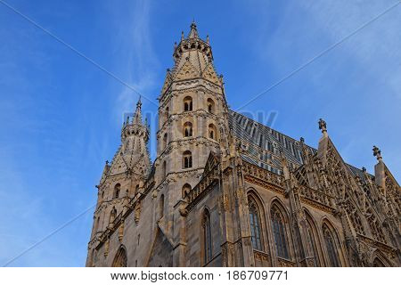 Saint Stephen Cathedral In Vienna, Austria