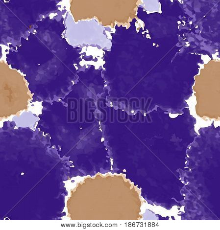 Purple blue texture.Vector murble background. Watercolor hand drawn marbling illustration, aqua print. Bright colorfull stains.Cover design, trendy graphic, artistic effect. Abstract painting template