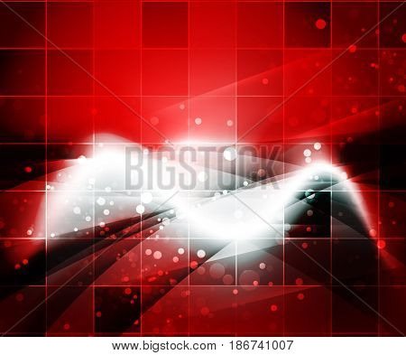 Shiny wave, magic light efffect abstract background