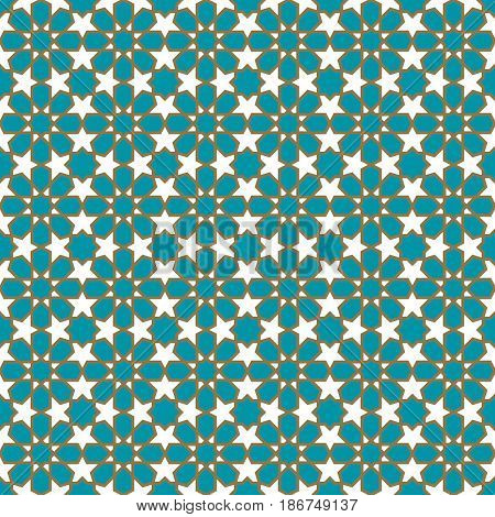 seamless islamic pattern and background vector illustration