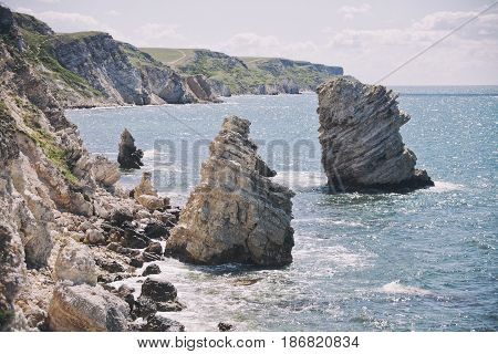 Nature Reserve Dzhangul, Crimea. Black Sea Landscape