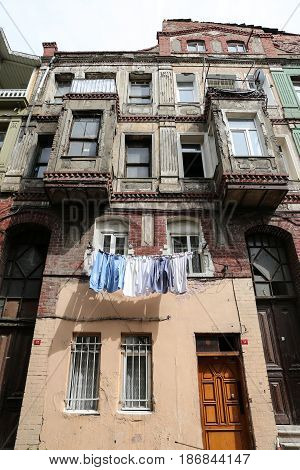 Old Buildings In Balat District, Istanbul