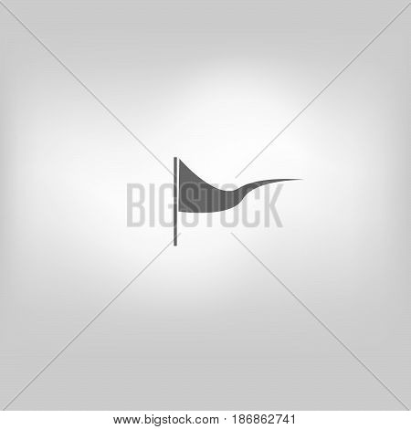 vector icon isolated flag illustration on background