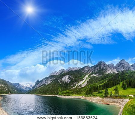 Alpine Summer Sunshine Lake