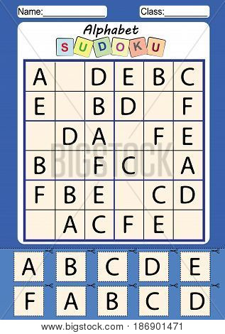 picture sudoku for kids Cut and paste fine motor activity worksheet
