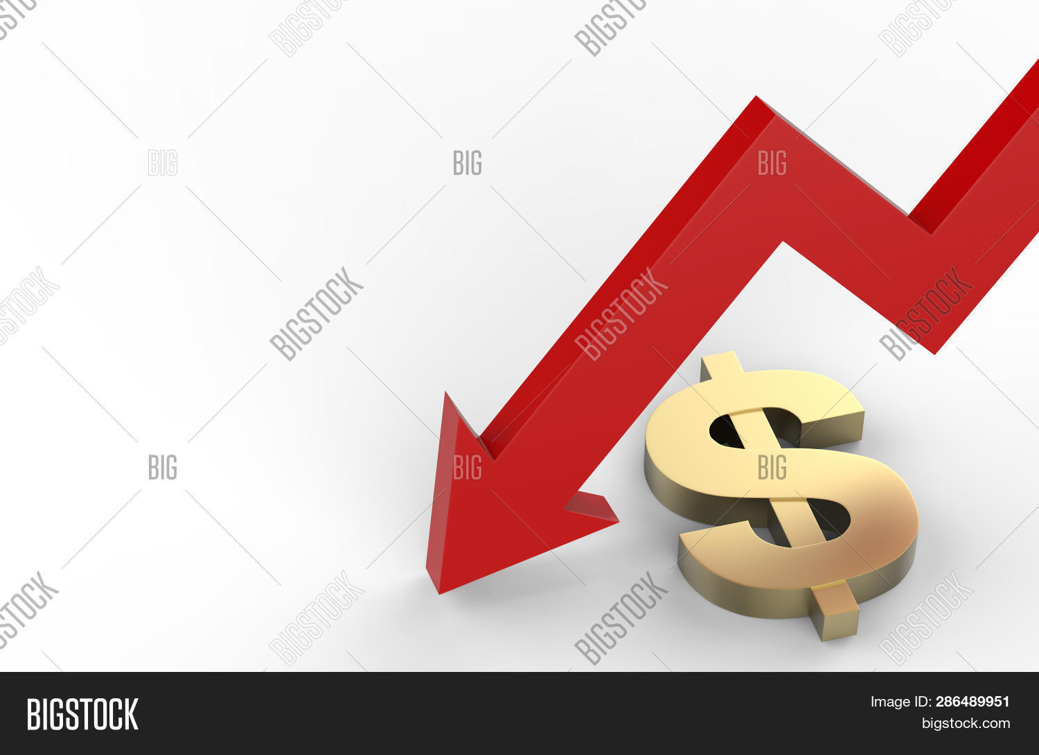 Decrease Dollar Value Image Photo Free Trial Stock Decrease Dollar Value Image Photo