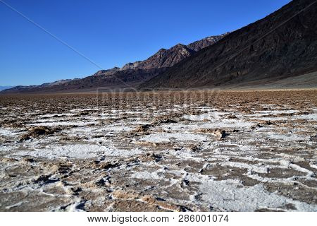 Sight Of Badwater Basin In Death Valley National Park