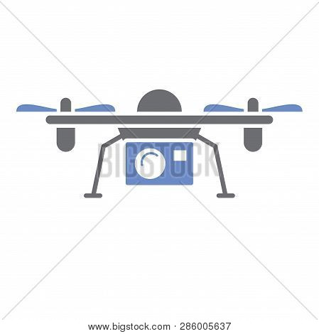 Drone Icon On White Background For Graphic And Web Design, Modern Simple Vector Sign. Internet Conce