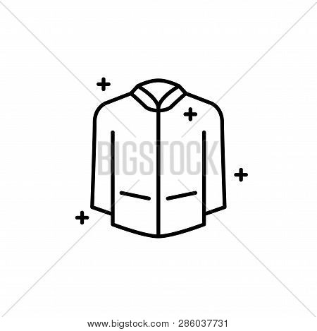 New Cloth For Eid Feast. Simple Monoline Icon Style For Muslim Ramadan And Eid Al Fitr Celebration.