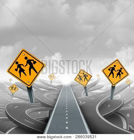 School Solution And Strategy Or Education Strategic Academic Goals As A Learning And Training Succes