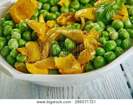 Matar Ki Ghugni - Spicy Green Peas Snack, Evening Snack In Eastern India , Made With Fresh Green Pea