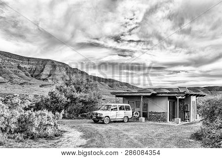 Tankwa Karoo National Park, South Africa, August 30, 2018: A Camping Site At Perdekloof In The Tankw