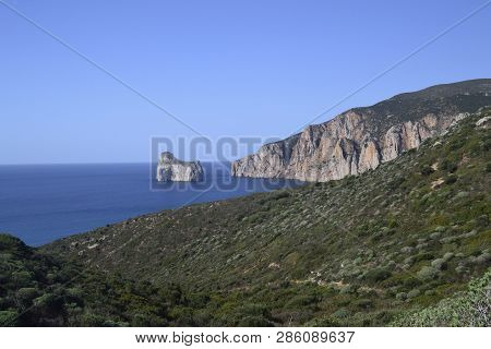 The Oast Of Masua In Background Pan Di Zucchero