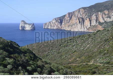 The Oast Of Masua In Background Pan Di Zucchero