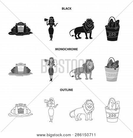 Vector Illustration Of Nature  And Fun  Logo. Collection Of Nature  And Entertainment Vector Icon Fo