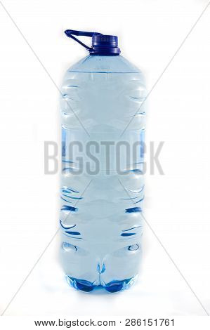 Plastic Five Litre Water Bottle Isolated