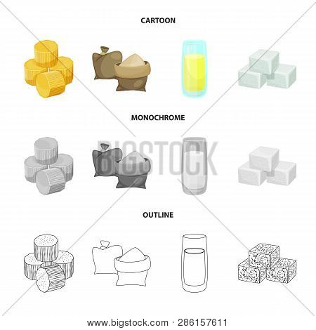 Vector Design Of Farm And Agriculture  Symbol. Collection Of Farm And Technology Vector Icon For Sto