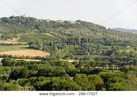 ภูมิทัศน์ใน Maremma (ทัสคานี)