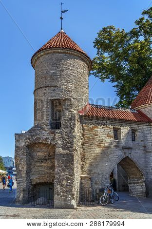 The Barbican Of Viru Gate Was Part Of The Defence System Of Tallinn City Wall Built In The 14th Cent