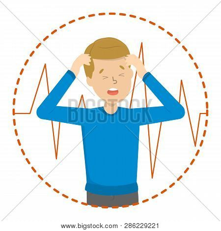 Man Suffer From Throbbing Pain In Head