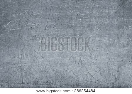 Texture Of Tinplate, Silver Metal As Background