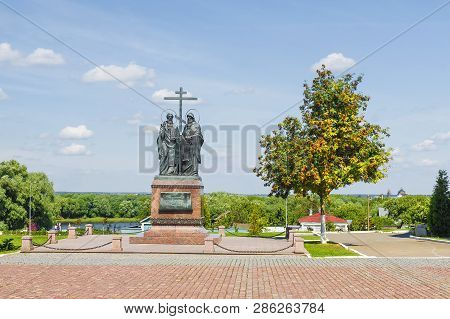 Monument To Cyril And Methodius In Kolomna