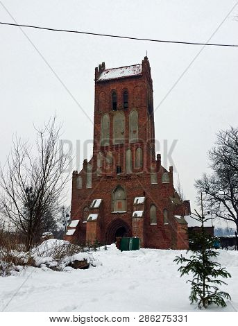 Old Factory Architecture Prussia Red Brick Königsberg Baltic Kirkha